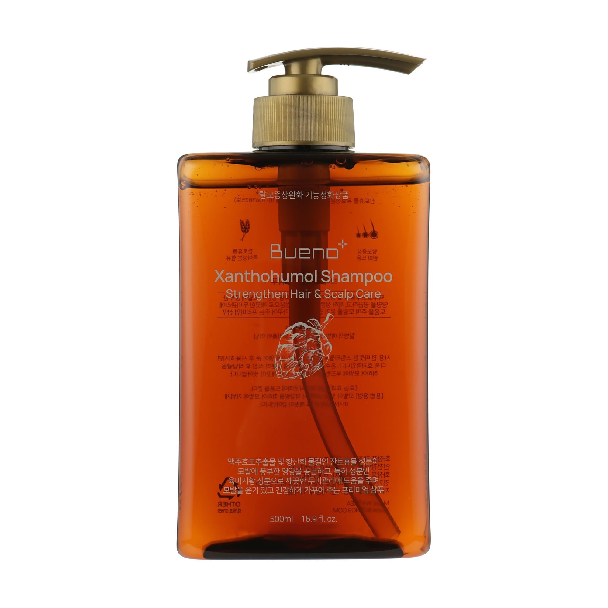 Зміцнювальний шампунь для волосся Bueno Xanthohumor Shampoo, 500 мл