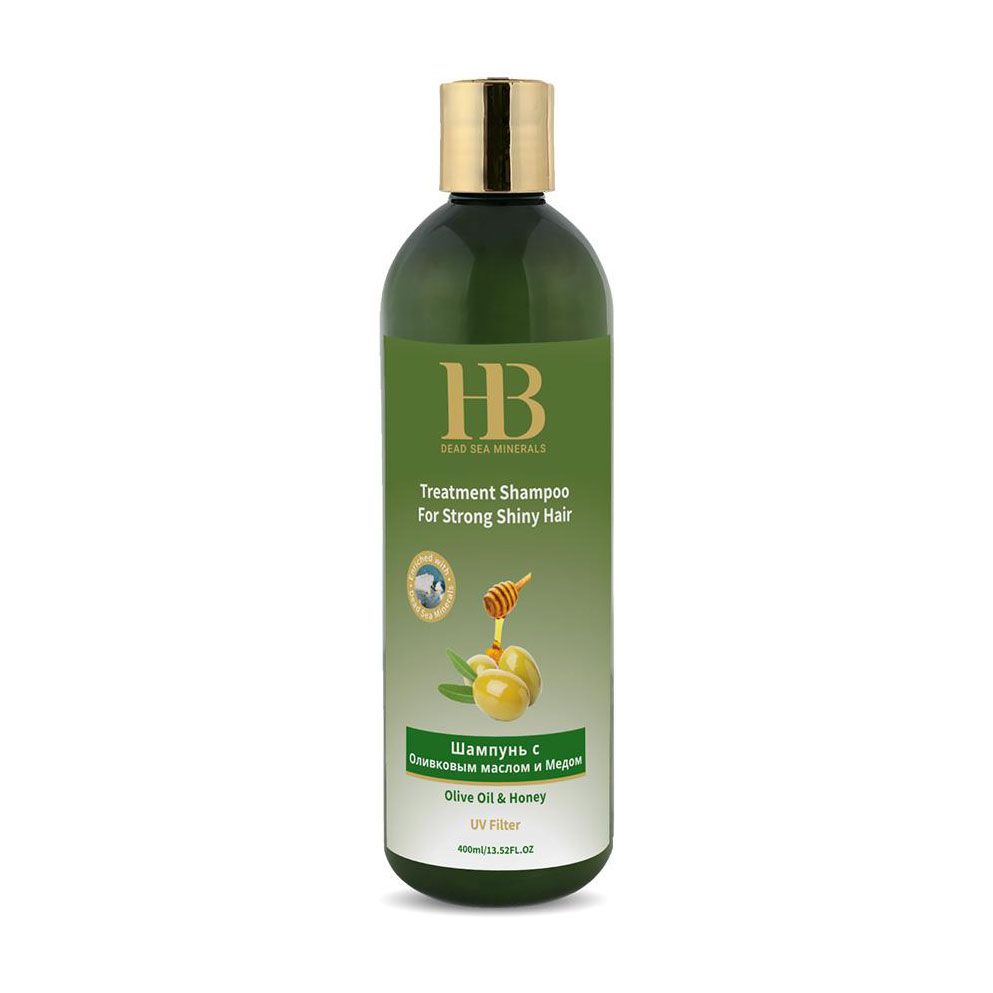 Зміцнювальний шампунь Health And Beauty Olive Oil &amp; Honey Shampoo для сухого та ламкого волосся, з додаванням оливкової олії та меду, 400 мл